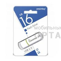 Флешка USB 16 Гб Smartbuy  Crown   белый