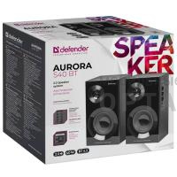 Акустическая система DEFENDER 2.0 Aurora S40 BT, черный, 40Вт, bluetooth, 220В (1/4)