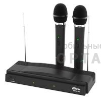 Беспроводная микрофонная система RITMIX RWM-210, цвет черный