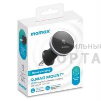 Автодержатель магнитный MOMAX Q.Mag Mount 5 15W magnetic wireless Air Vent (CM25A) Black Автодержатель магнитный MOMAX Q.Mag Mount 5 15W magnetic wireless Air Vent (CM25A) Black
