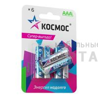 Элемент питания КОСМОС LR03 BL6 (6/72) Элемент питания КОСМОС LR03 BL6 (6/72)